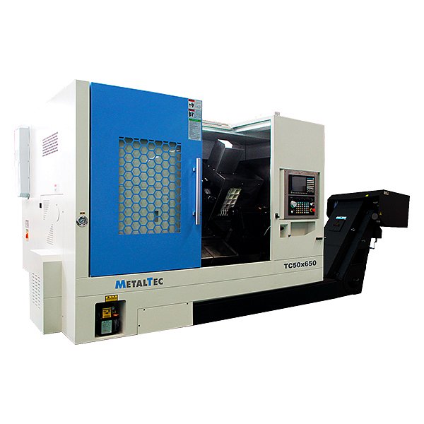 MetalTec ТС 50х650 (Комплектация ПРОМ+) - Токарный станок ЧПУ с наклонной станиной